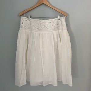 Talbots collection white skirt